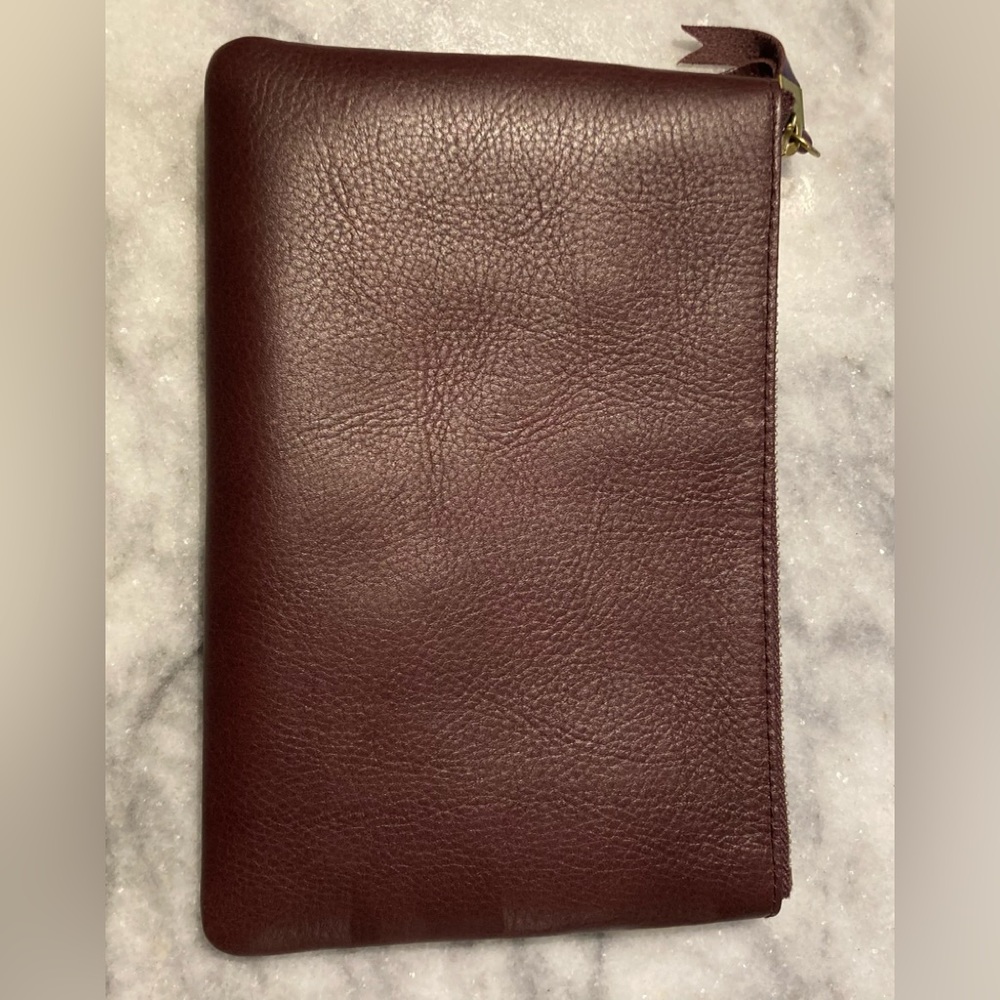 Madewell Leather Pouch Clutch NWT